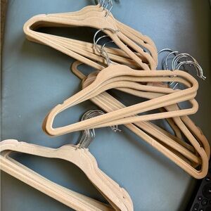 Baby/kids Tan Velvet Hangers